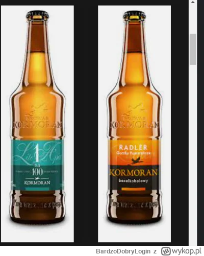 B.....n - @Zeit: Kormoran ma też bardzo fajne piwka jednoprocentowe. ( ͡° ͜ʖ ͡°)