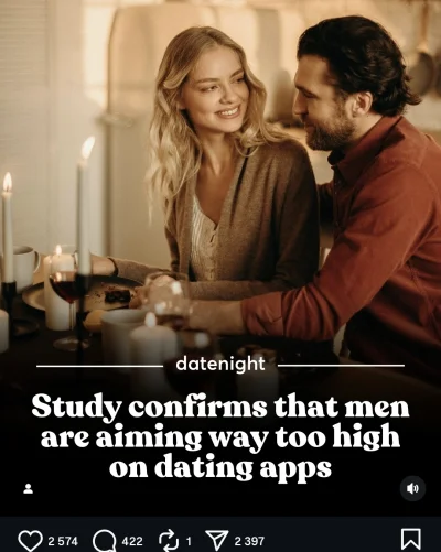 Slavcel - @Mirek224 

Bzdura, to faceci celują zbyt wysoko lajkując ponad 60% wyświet...