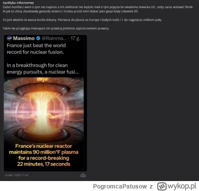 PogromcaPatusow - @fidelio-fidelio: Wczoraj śmiałeś się z 'ciągnięcia żółtkom pały' d...