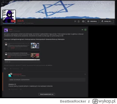 BeatboxRocker - @ItsGrN: Oczywiście mój wpis skasował. 
Normalny żydowski użytkownik ...