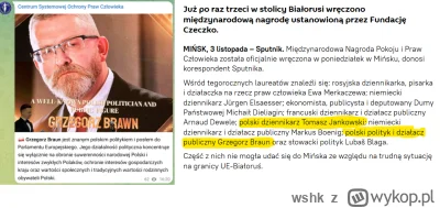 wshk - Rebe Gaśnica otrzymał nagrodę imienia zdrajcy Emila Czeczki ale nie miał psych...