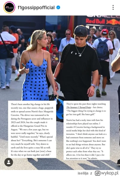 iselilja - #f1 Lando o swojej przykrywce