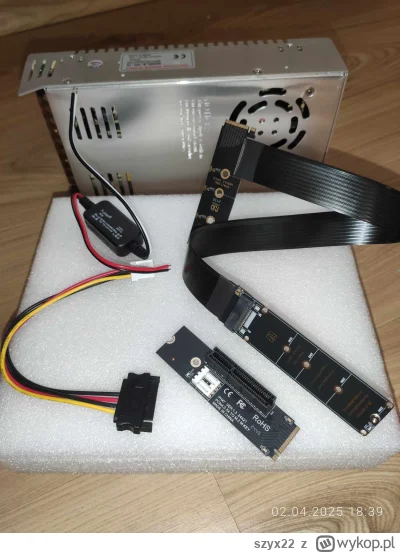 szyx22 - DIY zewnętrzna stacja dokująca GPU za 100 zł (cena z zasilaczem( ͡° ͜ʖ ͡°) )...