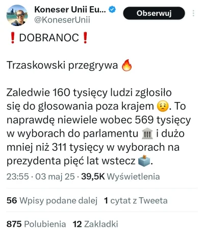 splinter96 - uwielbiam przenikliwe analizy konesera xD na dziś jest już ponad 500k re...