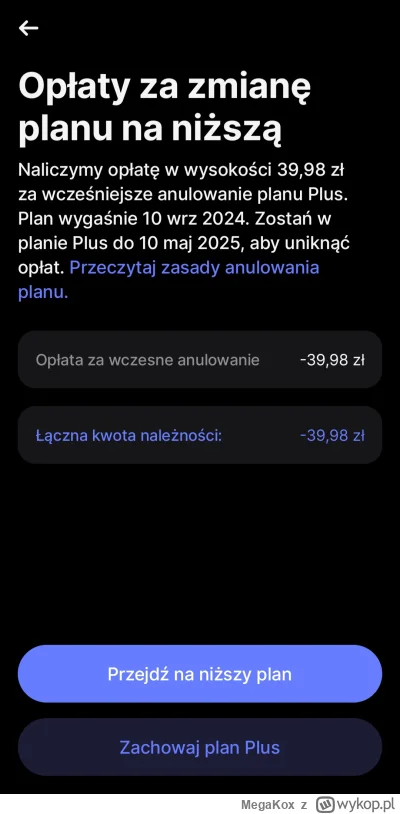 MegaKox - #revolut tak wygląda w revolucie przechodzenie z miesięcznego planu plus (2...