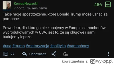 kowalzmetina - Przynajmniej budujemy lepsze od amerykańskich jak się dziś dowiedziałe...