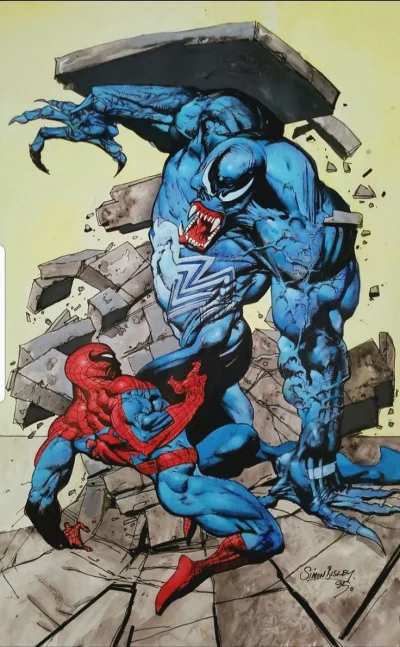 e.....t - #codziennyspiderman 609
Panie i ... w sumie tylko Panowie: Simon Bisley od ...