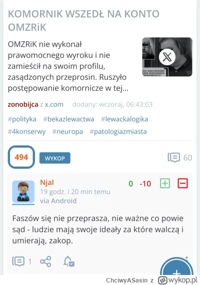 ChciwyASasin - @FistOfTruth: Prafdzify bohatyr!