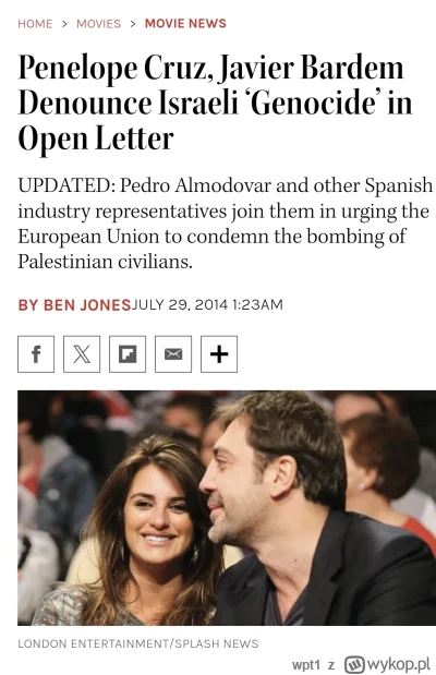 wpt1 - Bardem-wieczny propalestyński aktywista który tylko od 2020r wystąpił w 6 film...