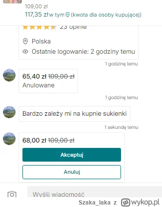 Szaka_laka - Co odpisywać takim?  Nowa rzecz z metka wystawiona poniżej polowy ceny, ...