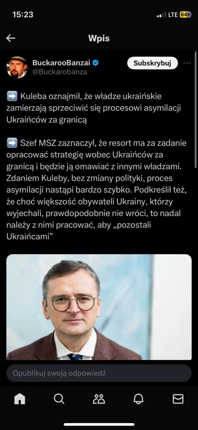 drywall33 - @koala667 co ty nie skończy się. Przecież ukraińcy świetnie się asymilują...