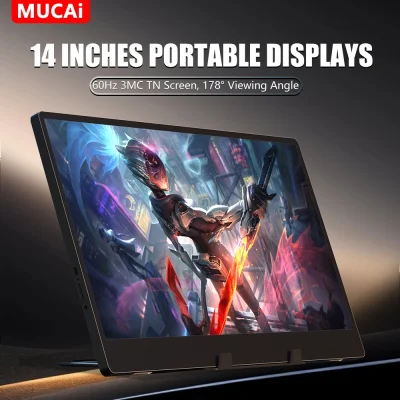 n____S - ❗ MUCAI N140-S36 Portable Display 14 Inch 60Hz 1366x768 TN Panel
〽️ Cena: 40...