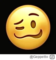 Geppetto - @kaszanka5555: Żółta twarz z zmiętymi ustami i wyłupiastym wyrazem twarzy,...