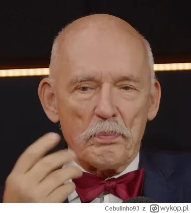 Cebulinho93 - #blackpill 
Korwin ma największe chyba hollow cheeks w polskiej polityc...