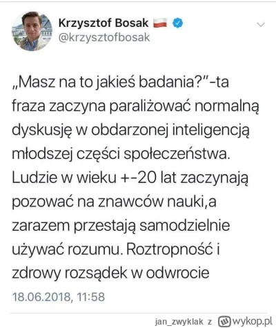 jan_zwyklak - >Jakieś badania z tym związane czy to po prostu twoje

@noway321: :)