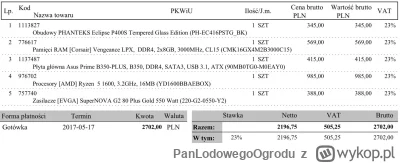 PanLodowegoOgrodu - Znalazłem zamówienie za PC którego składałem przeszło 8 lat temu ...