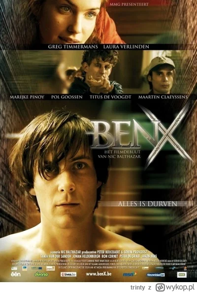 trinty - #przegryw Ben X film  koniec trochę rozczarowujący https://ebd.cda.pl/740x48...