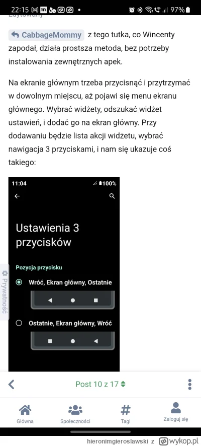 hieronimgieroslawski - @PePeHa motorola przy aktualizacji do androida 14 zablokowała ...