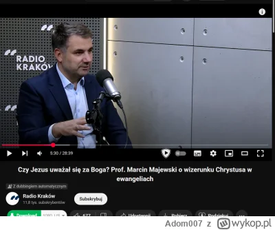 Adom007 - #wiara #chrzescijanstwo #kosciol #biblia
dziwi mnie że gość jest profesorem...