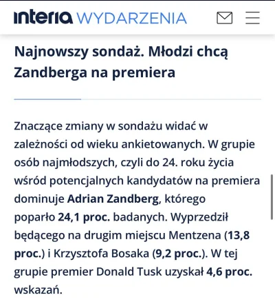 okej27 - Sondaż zrobiono wśród komuchów, ludzi w psychiatryku i wśród niebieskowłosyc...