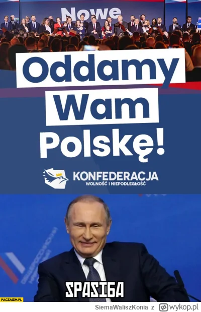 SiemaWaliszKonia - @cinu4 ile rubli wpadło ruska onuco z konfederussi?