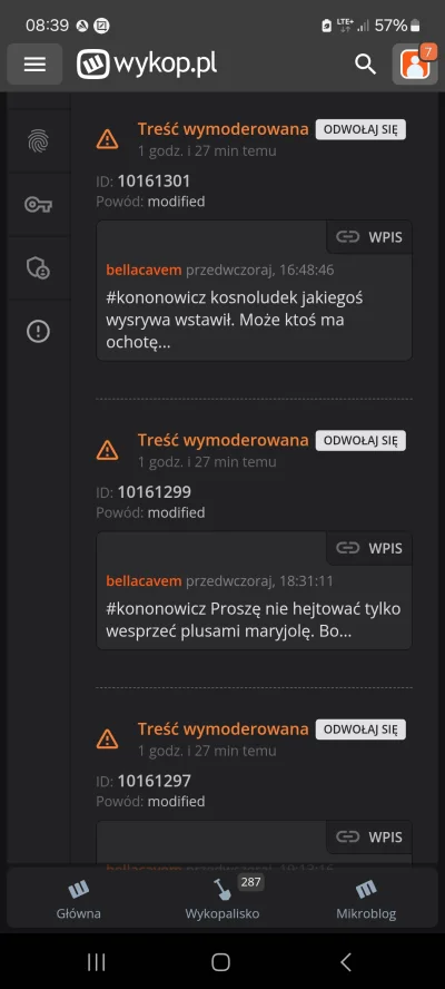 bellacavem - #kononowicz 
Widzę, że wykop się rozwija. Jeszcze wczoraj przysyłali " n...