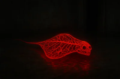 daniello87 - #przegryw #ufo
Wrzucam zdjęcie istoty z mojego snu przygotowane przez ai...