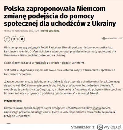 Stabilizator - Sikorski z rigczem 

#ukraina #wojna #rosja #polityka
