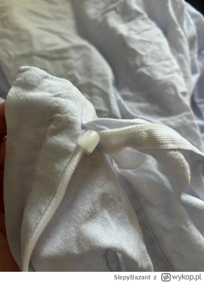 SlepyBazant - W poszewce wypadł suwak z zamka, wie ktoś jak wsadzić ten suwak? Najlep...