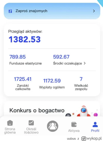 uubus - @kq2w6:
łap, tu już po kolejnej wypłacie, łącznie 1172