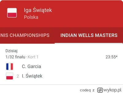 codeq - No i nie wiem czy czekać :/

#tenis