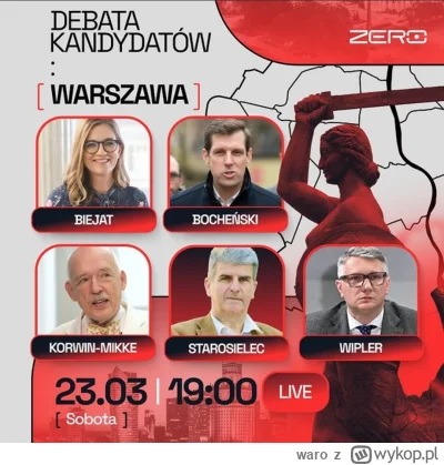 waro - Cóż za zaskoczenie - wygląda na to, że Rafałka na debacie o Warszawie w #kanal...