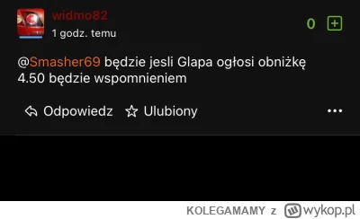 KOLEGAMAMY - @widmo82 XD zobacz kiedy pisałeś a kiedy zaczął spadać dzbanie, pisałeś ...