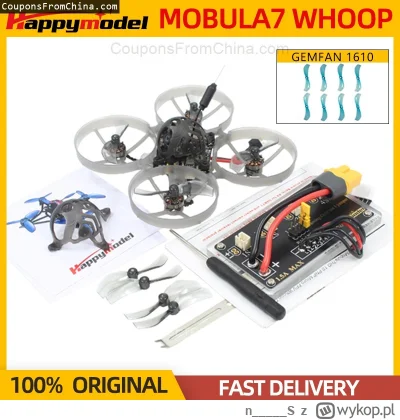 n____S - ❗ Happymodel Mobula 7 Mobula7 1S/HD 75mm Drone ELRS
〽️ Cena: 77.51 USD (dotą...