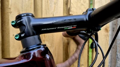 4x80 - #rower: Zmiana mostka na 130mm, śrubki wkręciłem na zielone fajniejsze. W styc...