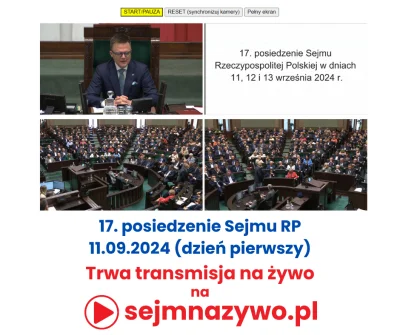 sejmnazywo-pl - 🔴 Trwa transmisja na żywo posiedzenia Sejmu RP 🔴

📅 17. posiedzeni...