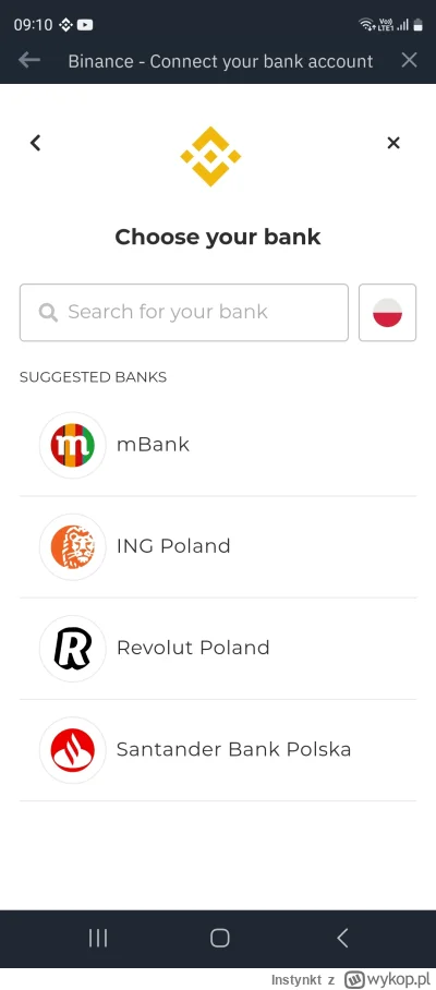 Instynkt - To już z PKO nie zrobi się przelewu na binance? 
#binance #kryptowaluty
