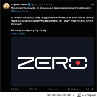 eleganckichlopak - Nawet nie wiem czym on sie tam dokładnie zajmuje, choć się domyśla...