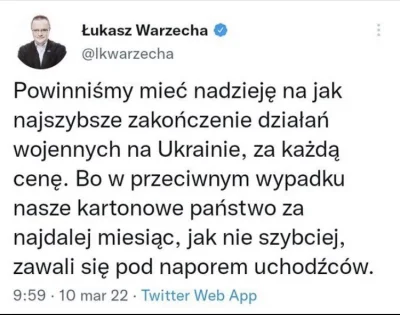 JPRW - @ElMurano: Ja ciągle czekam aż państwo polskie upadnie przez tą paskudną Ukrai...