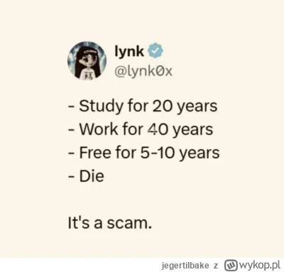 jegertilbake - #antynatalizm #antykapitalizm #promasturbacja #bitcoin