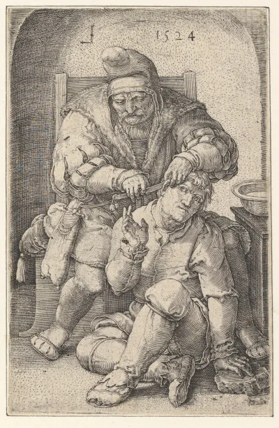 Loskamilos1 - Lucas van Leyden i jego dzieło z roku 1524 zatytułowane "Chirurg".

#ne...