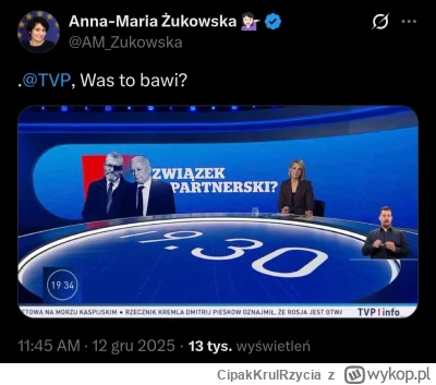 CipakKrulRzycia - #lgbt #polityka #bekazpisu #bekazprawakow