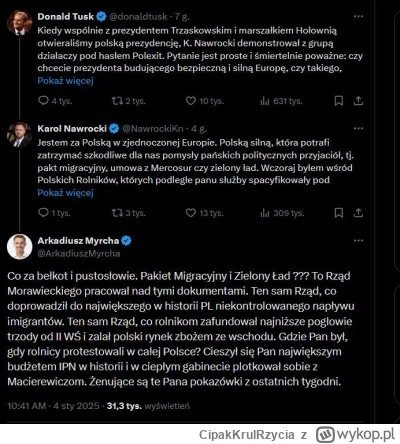 CipakKrulRzycia - #polityka takie tam polaków poranne rozmowy