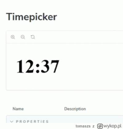 tomaszs - Pracuję nad wygodniejszym Angular TimePickerem dla aplikacji wymagających i...