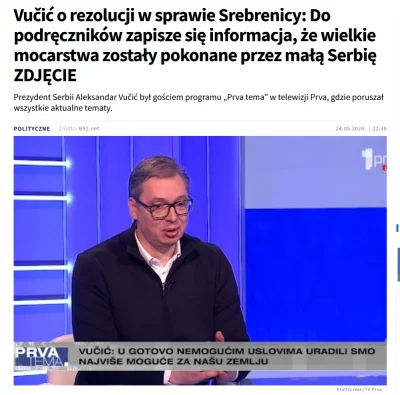 szurszur - Ciekawostka z Serbii przypomianjaca zachowanie PIS po przegranym głosowani...
