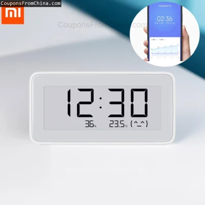 n____S - ❗ Xiaomi Mijia BT4.0 Digital Clock Hygrometer Thermometer CN
〽️ Cena: 17.74 ...