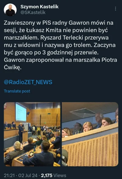 BArtus - #krakow #polityka #malopolska 
Zaraz popuszczę ze śmiechu 🥲 najlepsze małop...