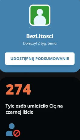 NeuroSage - Kolega @BezLitosci podeslal mi screena, zebym udostepnil
Chyba rekord kol...