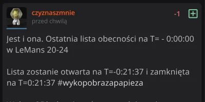 JacoobCK - #lemans wykop #justwykopthings są plusy dodatnie i są plusy ujemne