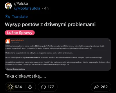 p.....c - Znowu naprodukowali 180 komentarzy i 500 plusów, trzęsę tą Redditową łajbą ...